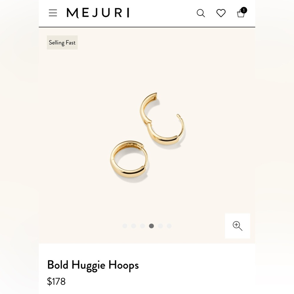 Mejuri Bold Hoop Huggies